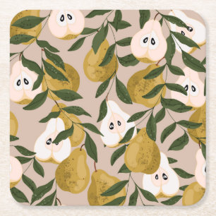 Porta-copo De Papel Quadrado Jardim da Flor: Florais Pequenos Cute