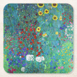 Porta-copo De Papel Quadrado Jardim de fazenda com girassóis, Gustav Klimt<br><div class="desc">Gustav Klimt (14 de julho de 1862 - 6 de fevereiro de 1918) foi um pintor simbólico austríaco e um dos membros mais proeminentes do movimento Secessão de Viena. Klimt é notado por suas pinturas, murais, esboços, e outros objetos de arte. Além de suas obras figurativas, que incluem alegorias e...</div>