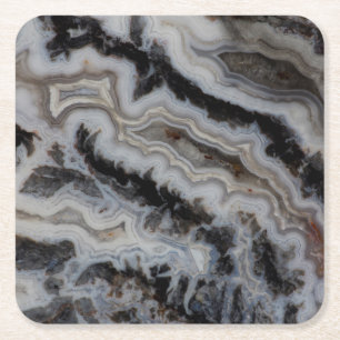 Porta-copo De Papel Quadrado Jasper Agate Mixed Slab