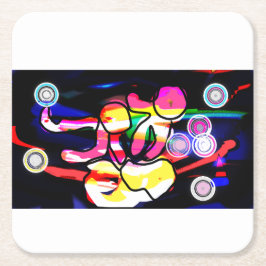 Porta-copo De Papel Quadrado Jazz de pesca rápida