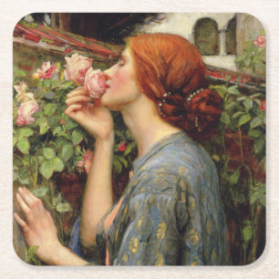 Porta-copo De Papel Quadrado John William Waterhouse