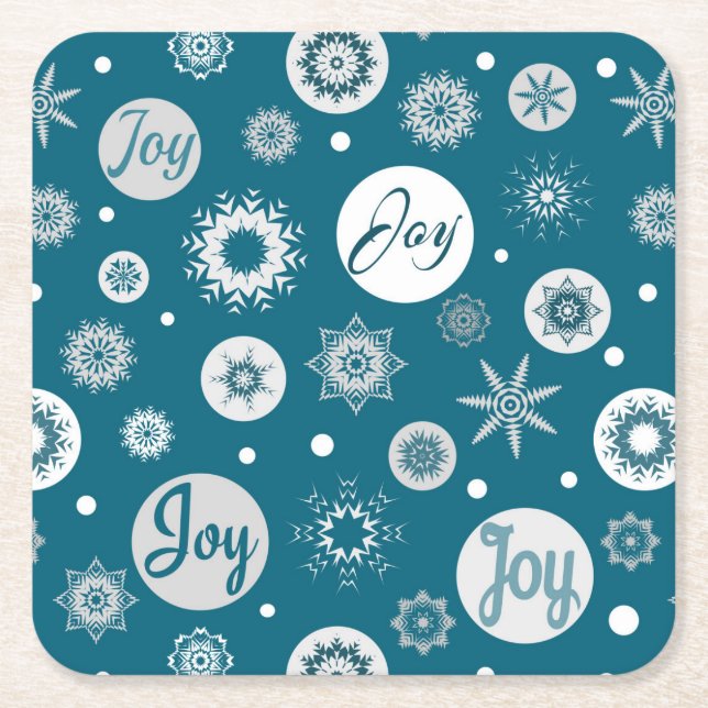 Porta-copo De Papel Quadrado Joy (Frente)