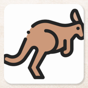 Porta-copo De Papel Quadrado Kangaroo