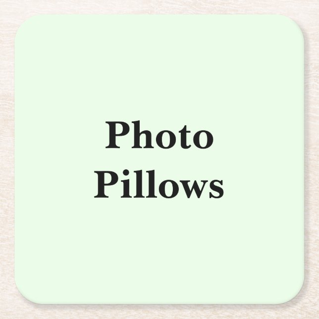 Porta-copo De Papel Quadrado Keep Scrolling to See These Photo Pillows (Frente)