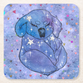 Porta-copo De Papel Quadrado Koala chamado Seven