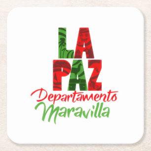 Porta-copo De Papel Quadrado La Paz departamento maravilha