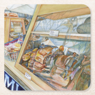 Porta-copo De Papel Quadrado Lado ensolarado da insanidade