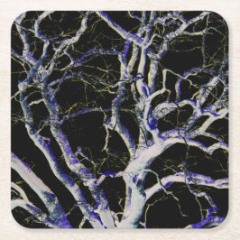 Porta-copo De Papel Quadrado Lado Escuro 5 de costa