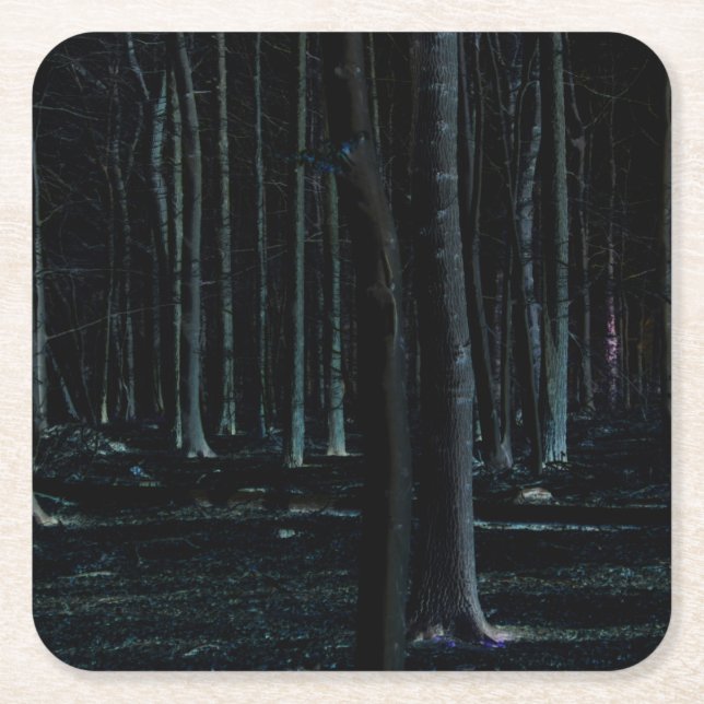 Porta-copo De Papel Quadrado Lado Escuro 6 de costa (Frente)