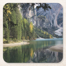 Lago alpino e riflessi - sottobicchiere fotografic