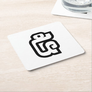 Porta-copo De Papel Quadrado Laos / Laos Número 5 / 5 / ໕ (Haa/Ha) Laociano