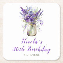 Lavanda Mason Jar Birthday