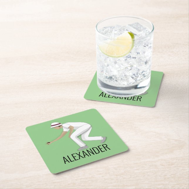 Porta-copo De Papel Quadrado Lawn Bowls (Insitu)