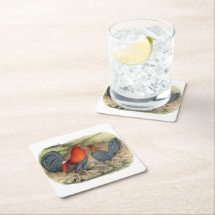 Porta-copo De Papel Quadrado Leds Azuis do Jogo Americano