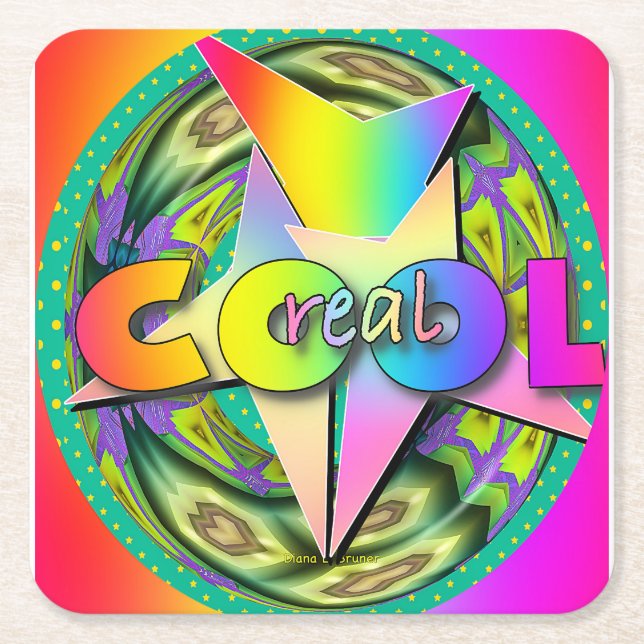 Porta-copo De Papel Quadrado Legal (Frente)