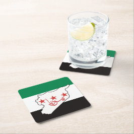 Porta-copo De Papel Quadrado Liberdade س Síria و ر ي ة ح ر ة