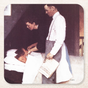 Porta-copo De Papel Quadrado Liberdade do Medo