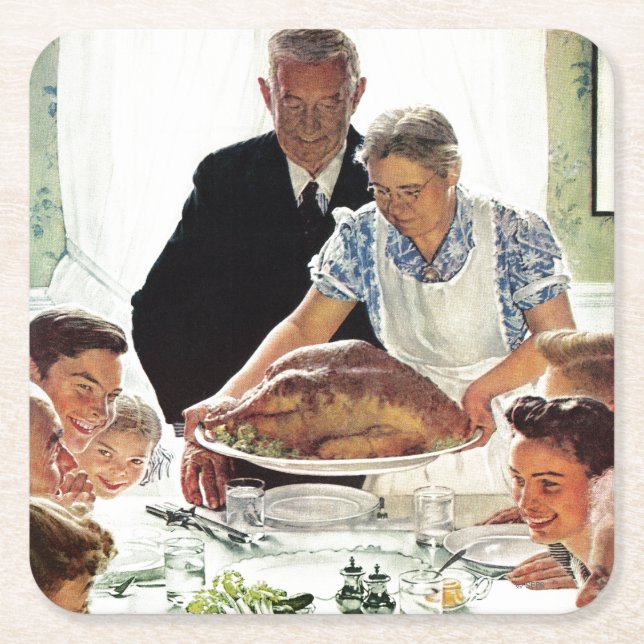 Porta-copo De Papel Quadrado Liberdade do Querem (Frente)