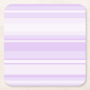 Porta-copo De Papel Quadrado Lilac stripes