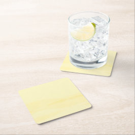 Porta-copo De Papel Quadrado Limonete Creme de Seta Aguarela
