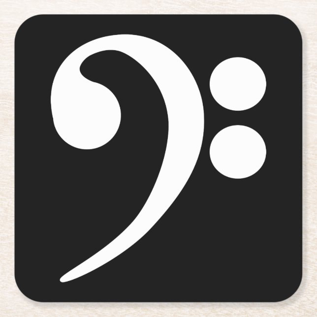 Porta-copo De Papel Quadrado Limpa branca (Frente)