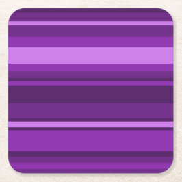 Porta-copo De Papel Quadrado Listras roxas