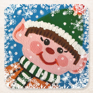 Porta-copo De Papel Quadrado Little Elf