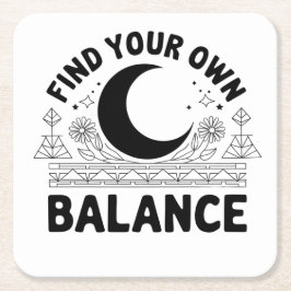 Porta-copo De Papel Quadrado Localizar seu próprio saldo