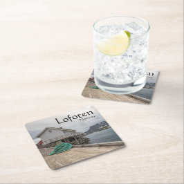 Porta-copo De Papel Quadrado Lofoten Noruega