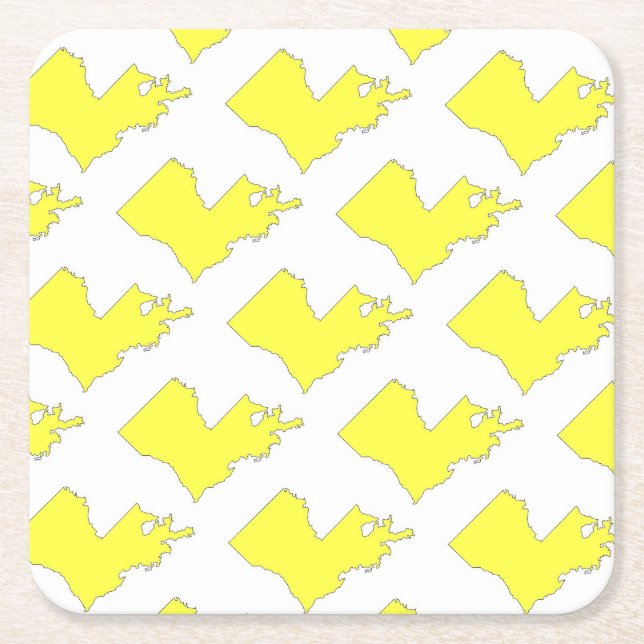 Porta-copo De Papel Quadrado Louisiana (Frente)