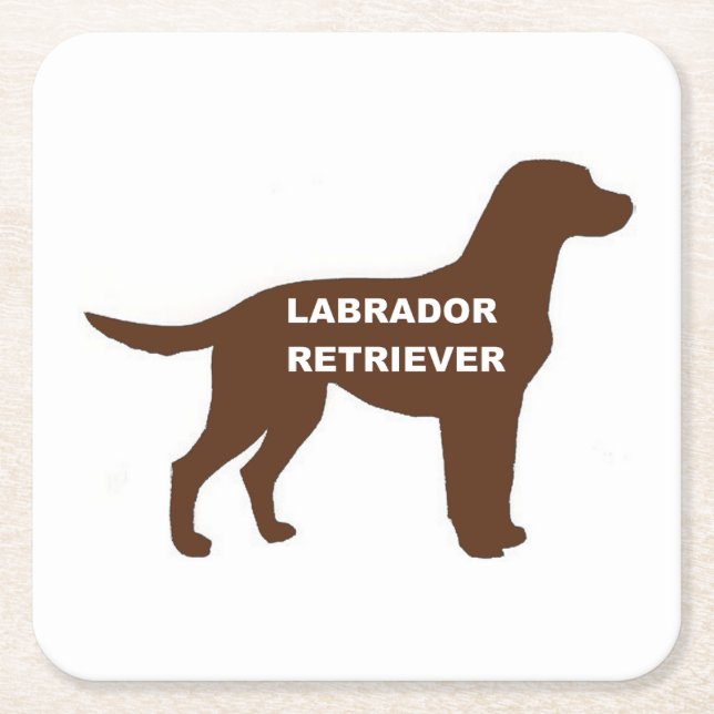 Porta-copo De Papel Quadrado LR nome do chocolate silhouette (Frente)