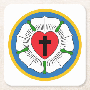 Porta-copo De Papel Quadrado Luthers Rosa