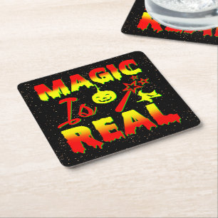 Porta-copo De Papel Quadrado Magic é a verdadeira varinha de bruxa do Hallowee