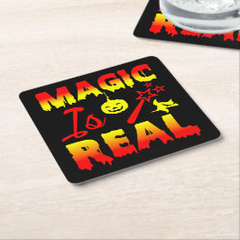 Porta-copo De Papel Quadrado Magic é a verdadeira varinha de bruxa do Halloween
