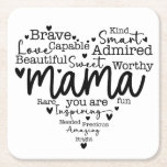 Porta-copo De Papel Quadrado Mamãe, Você Está<br><div class="desc">Mamãe,  Você É Porta copos De Papel Quadrado</div>