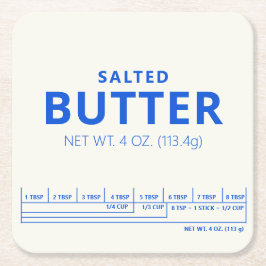 Porta-copo De Papel Quadrado Manteiga