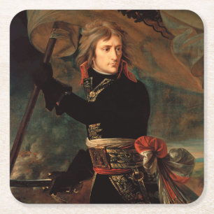Porta-copo De Papel Quadrado Marcha de Napoleão Bonaparte na Batalha de Arcole