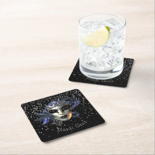 Porta-copo De Papel Quadrado Mardi Gras