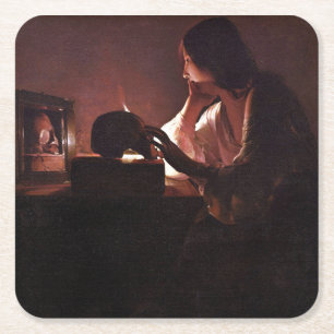 Porta-copo De Papel Quadrado Maria Lamenta, La Tour