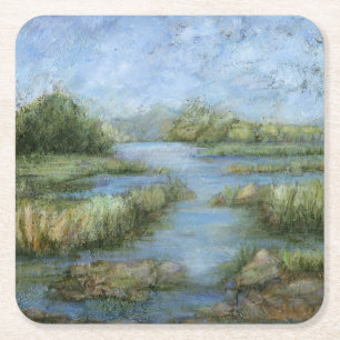 Porta-copo De Papel Quadrado Marshland I