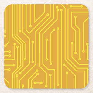 Porta-copo De Papel Quadrado Material informático abstrato