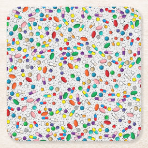 Porta-copo De Papel Quadrado Médico Design