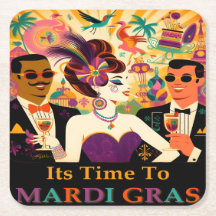 Meio século Futuralista Mardi Gras Cocktail