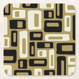 Porta-copo De Papel Quadrado Meio século Retroativo Moderno