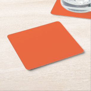 Porta-copo De Papel Quadrado Melhore Seu Espaço com uma Laranja Atraente