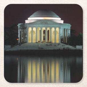 Porta-copo De Papel Quadrado Memorial de Jefferson