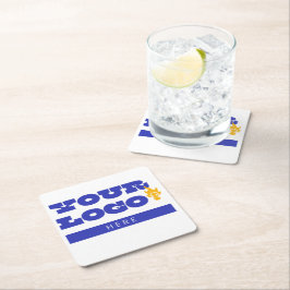 Porta-copo De Papel Quadrado Mercadorias Personalizadas com Logotipo de Negócio