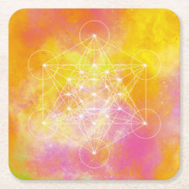 Porta-copo De Papel Quadrado Métatron