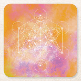 Porta-copo De Papel Quadrado Métatron