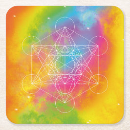 Porta-copo De Papel Quadrado Métatron